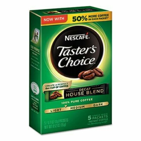NESTLE Nescafe, Taster's Choice Decaf House Blend Instant Coffee, 0.1oz Stick, 12PK 86073